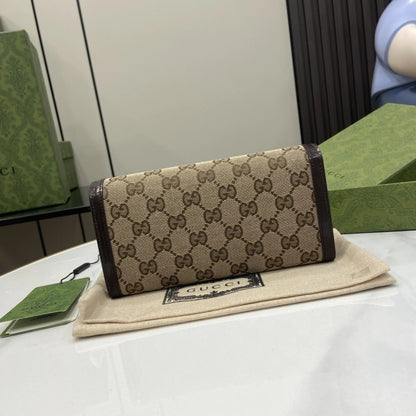 Gucci Jackie Continental Wallet 7.5" (19 cm)