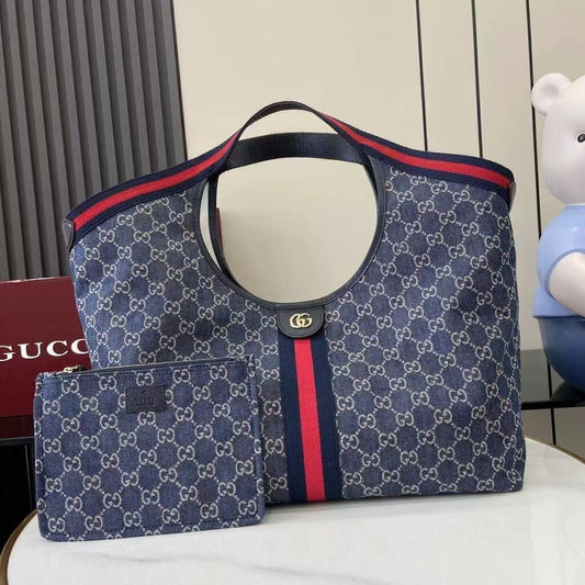 Gucci Giglio Large Denim Dark 19.7" (50 cm)