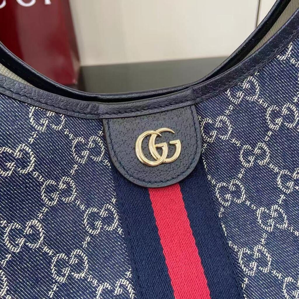 Gucci Giglio Large Denim Dark 19.7" (50 cm)
