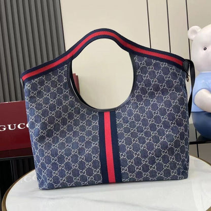 Gucci Giglio Large Denim Dark 19.7" (50 cm)