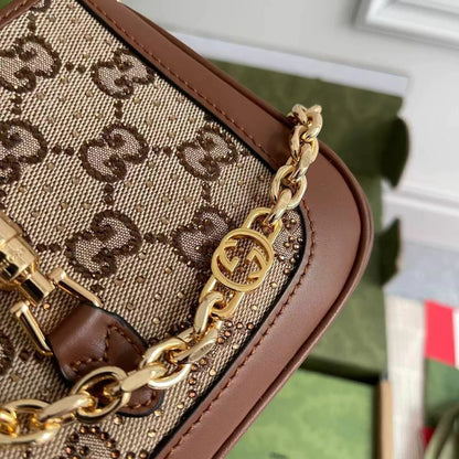 Gucci Jackie 1961 Crystals 7.5" (19 cm)
