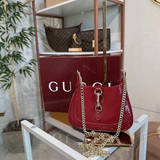Gucci Jackie Red 7.5" (19 cm)