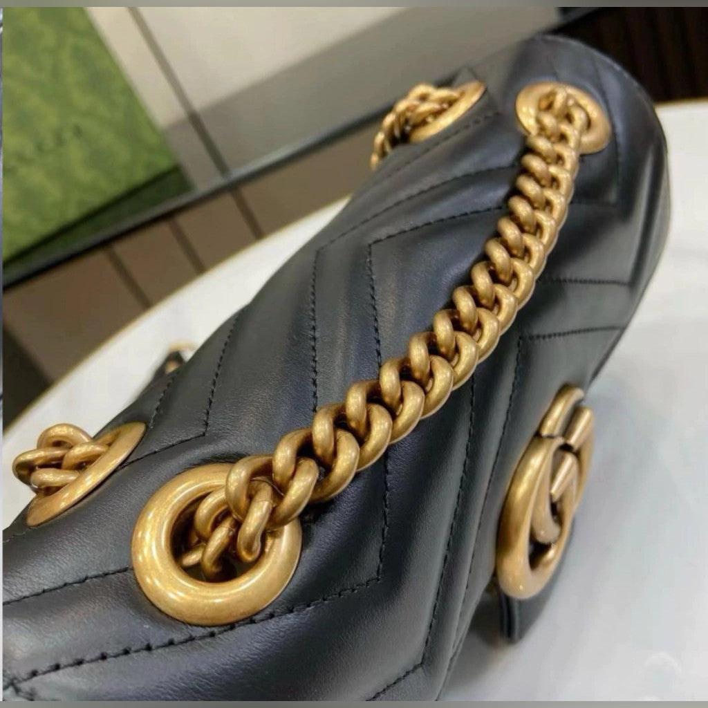 Gucci GG Marmont Black 8.7" (22 cm)