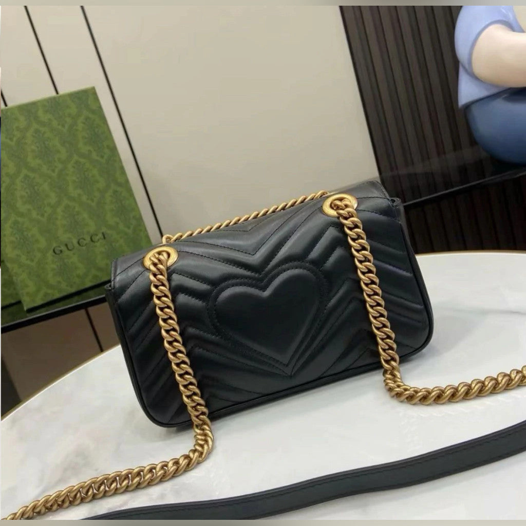 Gucci GG Marmont Black 8.7" (22 cm)