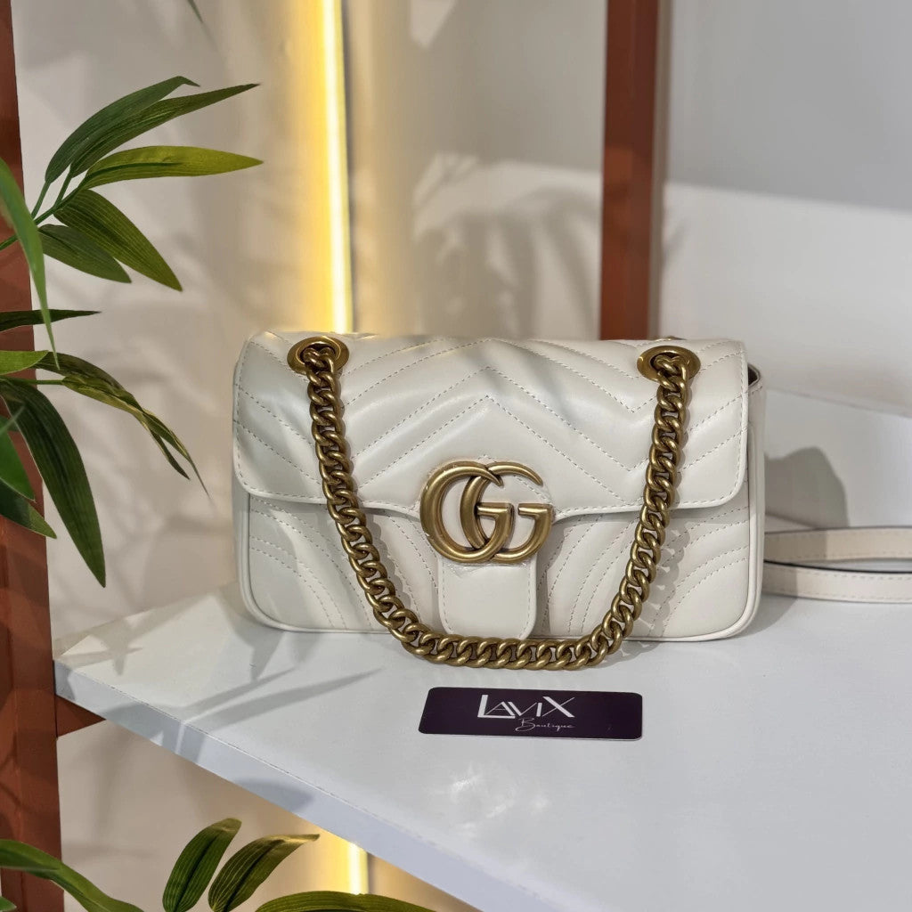 Gucci GG Marmont Off-White 8.7" (22 cm)