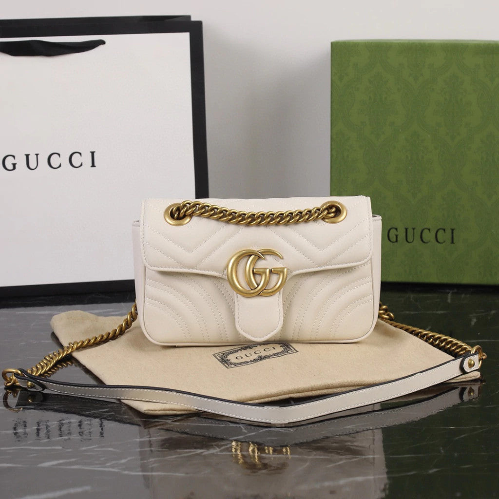 Gucci GG Marmont Off-White 8.7" (22 cm)
