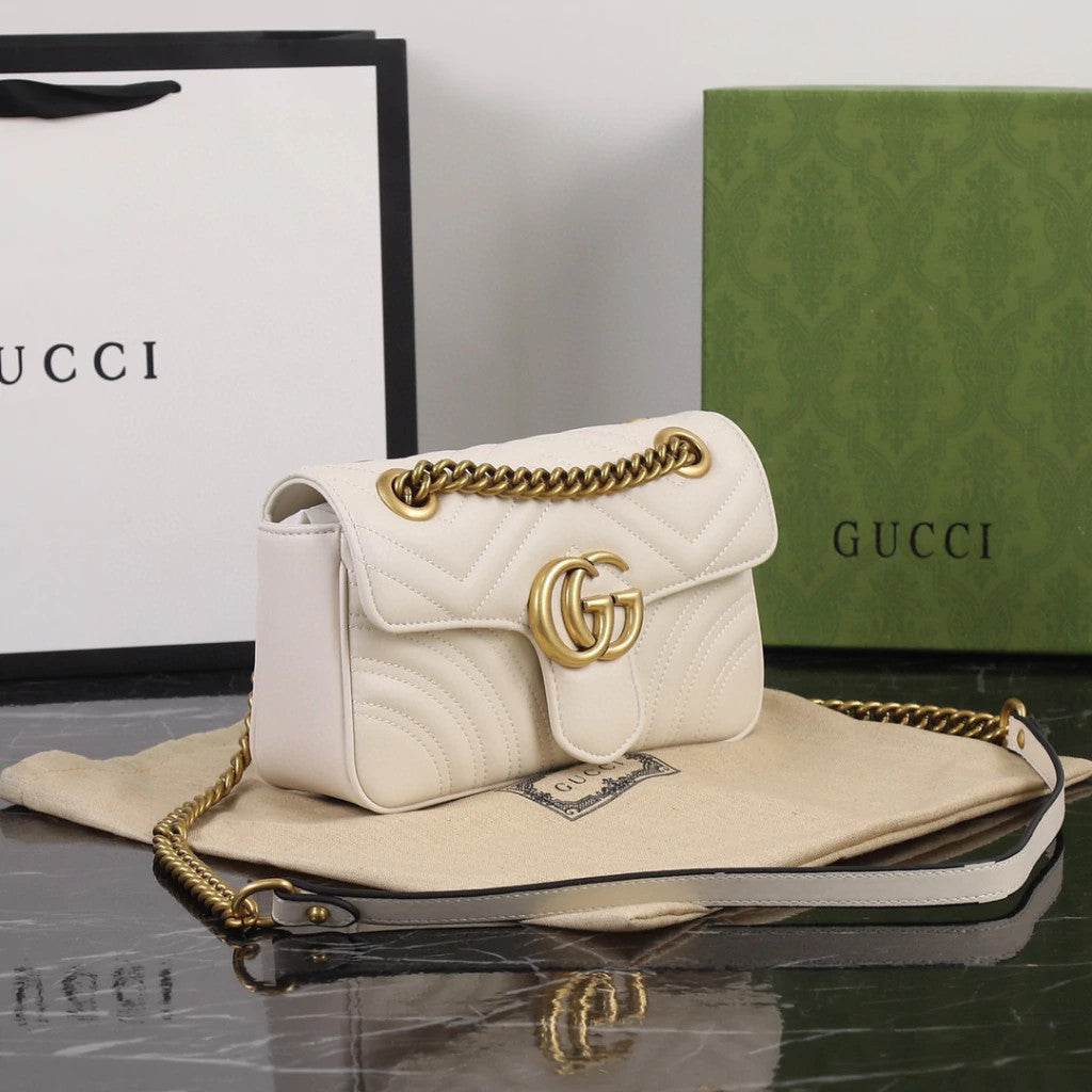 Gucci GG Marmont Off-White 8.7" (22 cm)