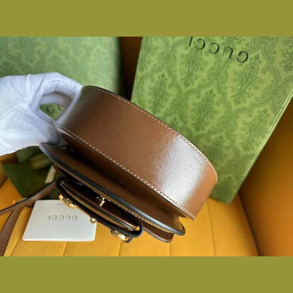 Gucci Horsebit 1955 Mini Shoulder Bag GG Supreme 7.9" (20 cm)