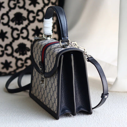 Gucci Ophidia GG Navy Blue 9.8" (25 cm)