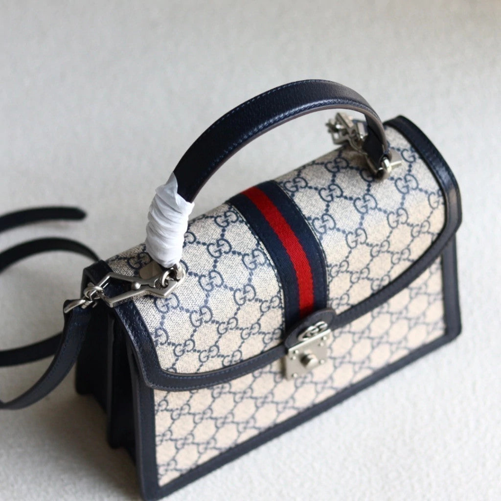 Gucci Ophidia GG Navy Blue 9.8" (25 cm)