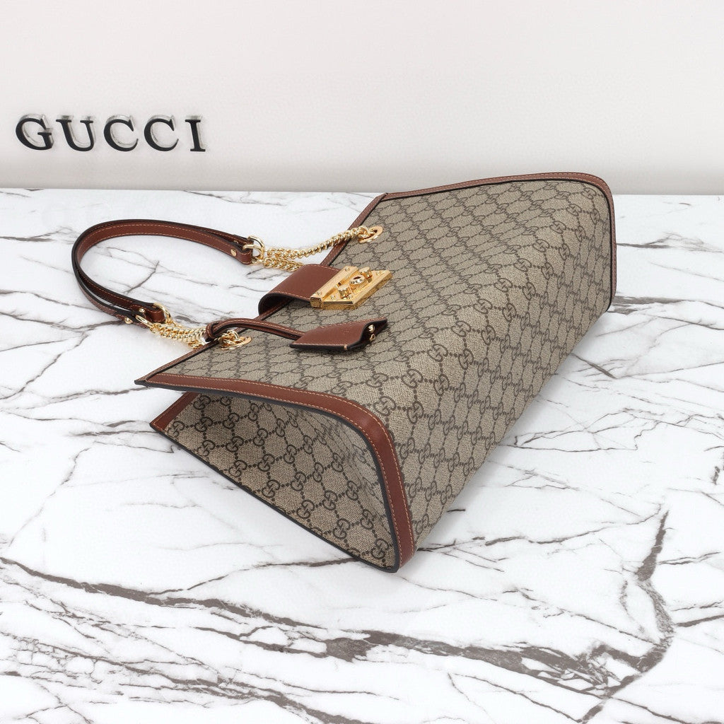 Gucci Padlock GG Supreme Caramel 13.8" (35 cm)