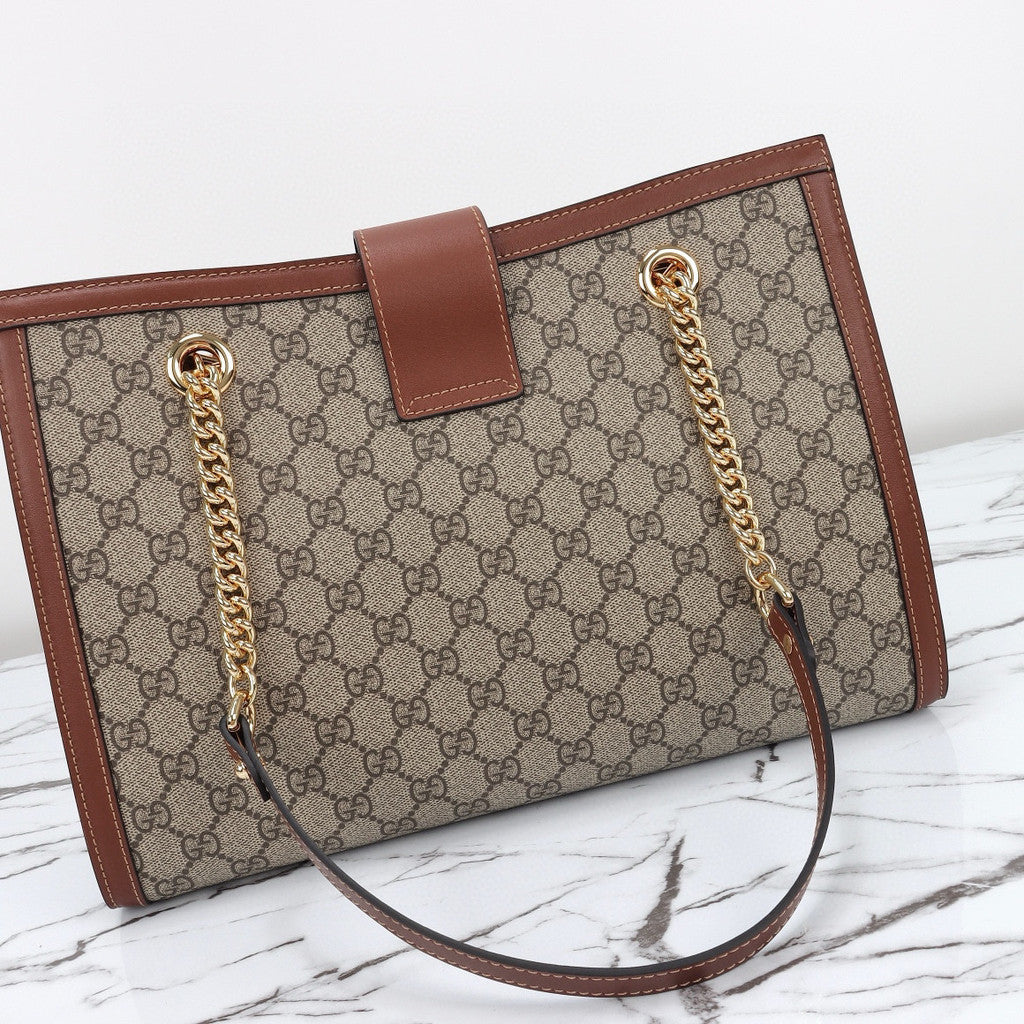 Gucci Padlock GG Supreme Caramel 13.8" (35 cm)