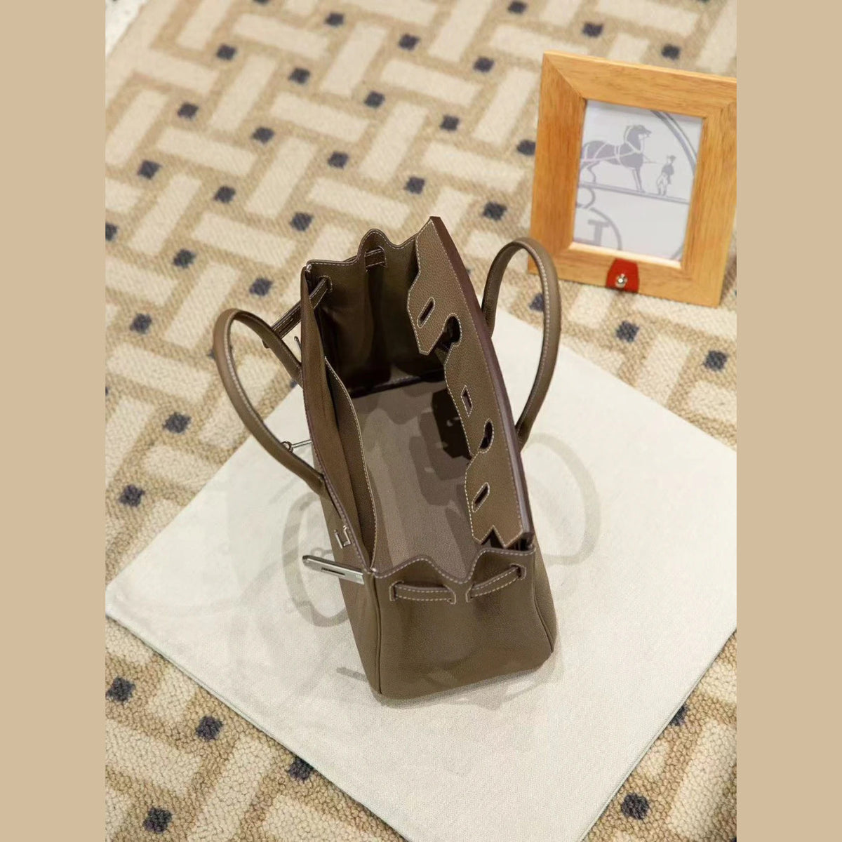 Hermès Birkin 25 Togo Etoupe 9.8" (25 cm)