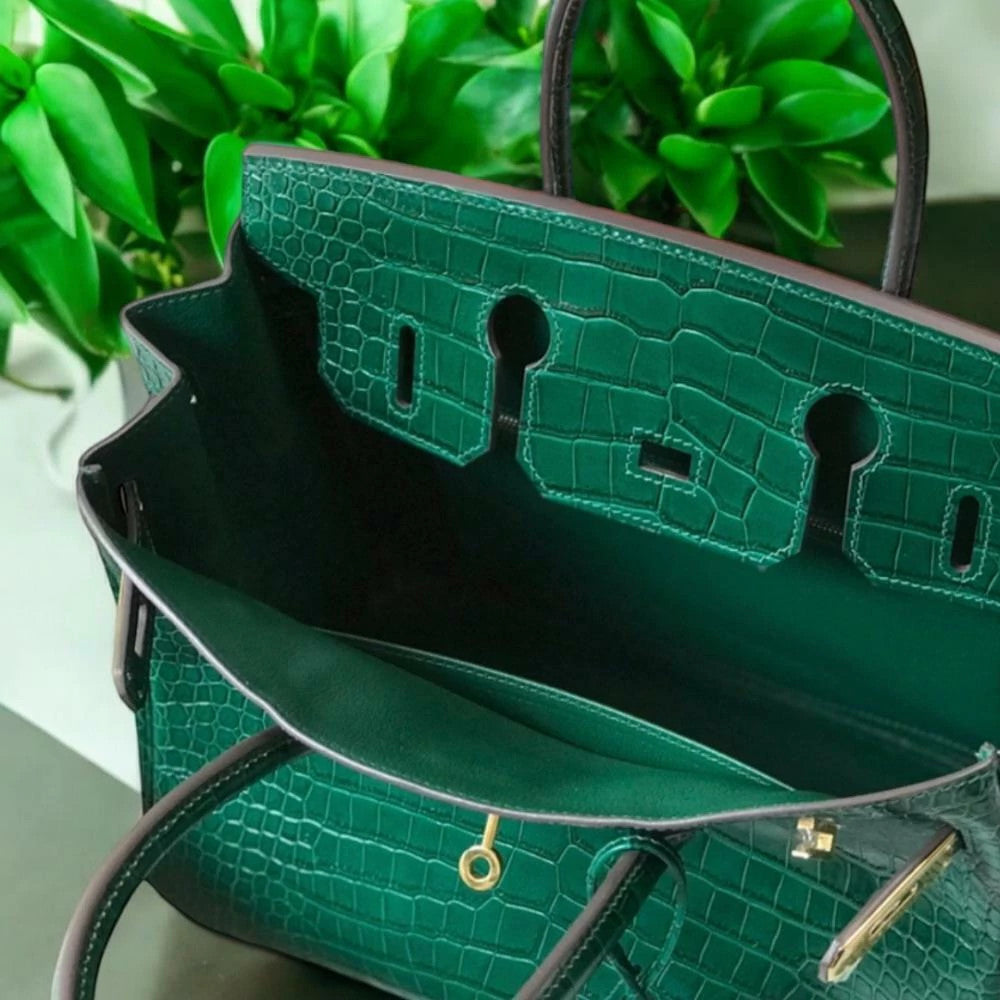 Hermès Birkin Croco Vernis 9.8" (25 cm)