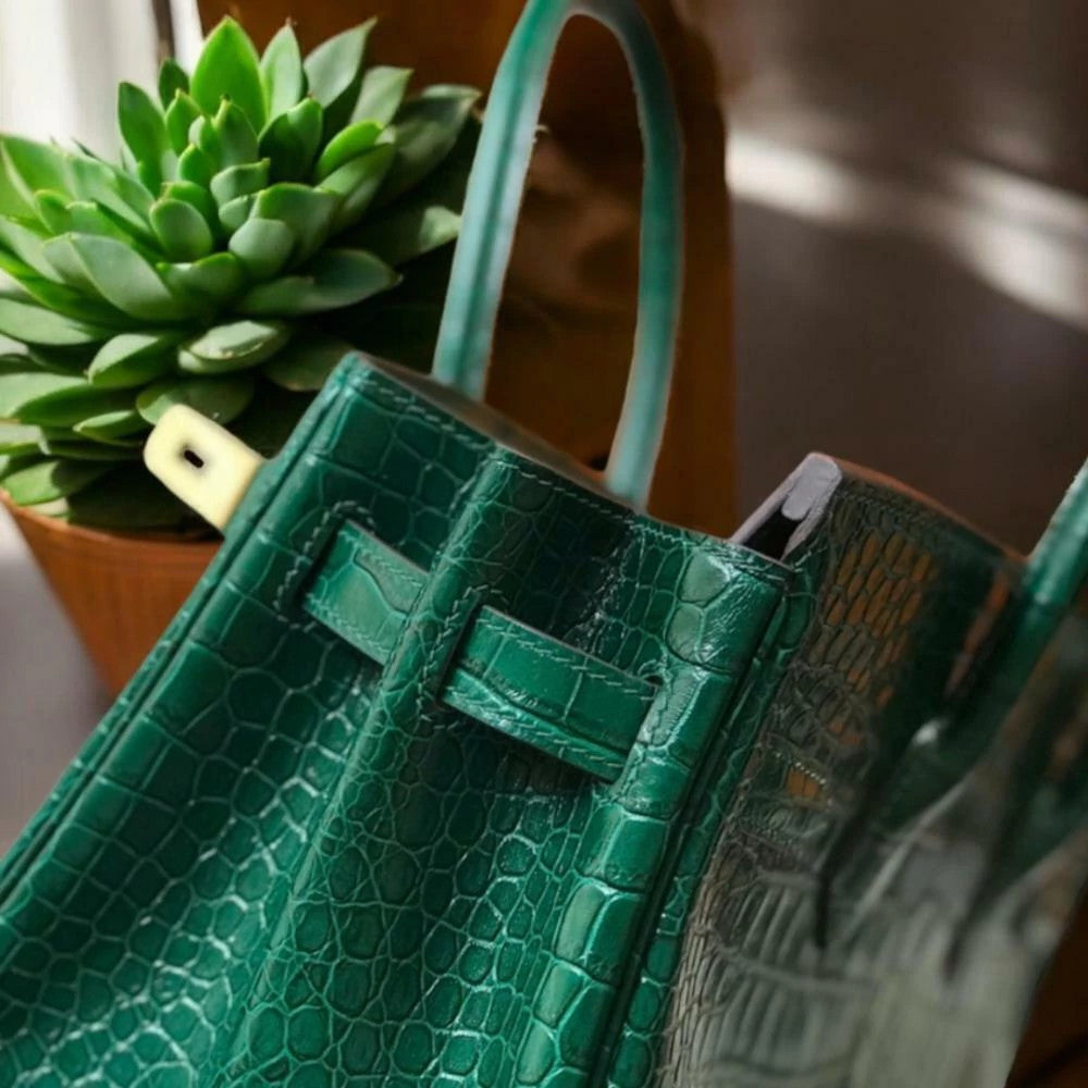 Hermès Birkin Croco Vernis 9.8" (25 cm)