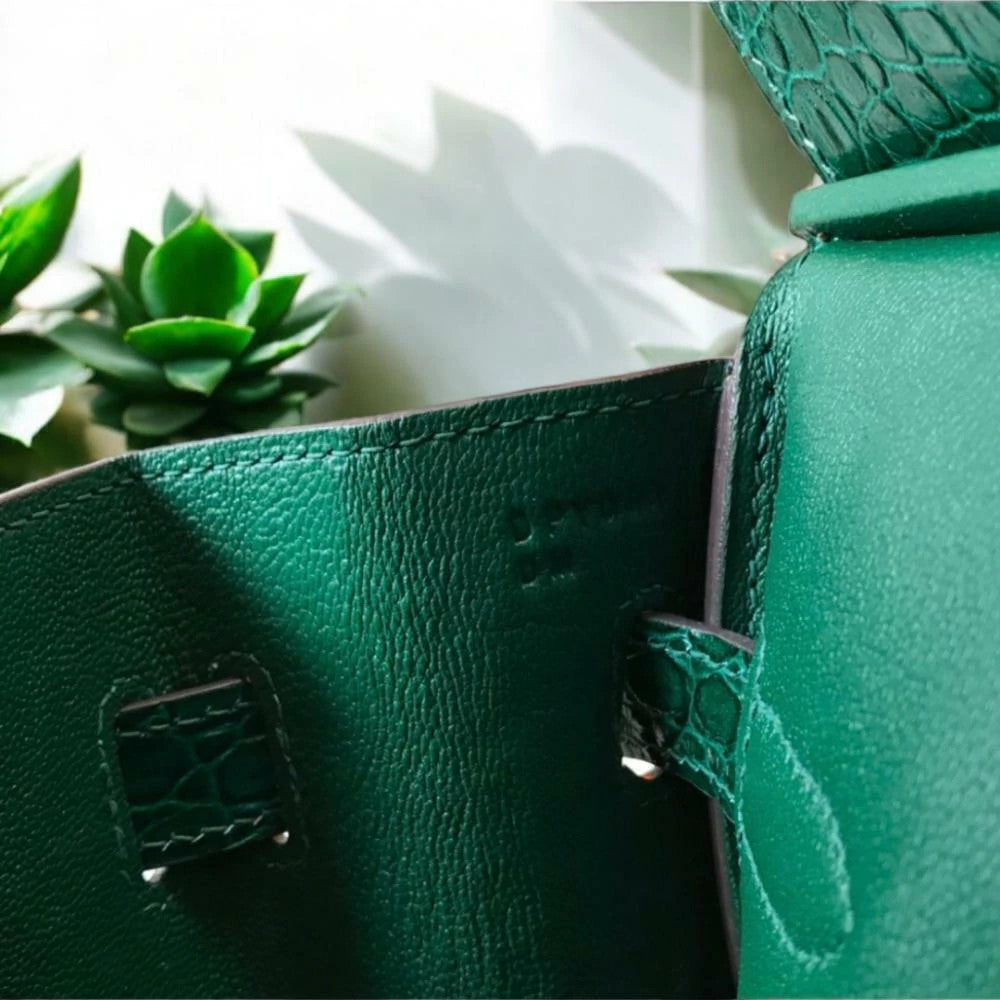 Hermès Birkin Croco Vernis 9.8" (25 cm)