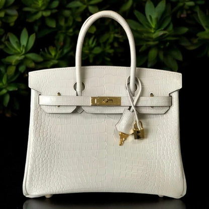 Hermès Birkin Croco Vernis 9.8" (25 cm)