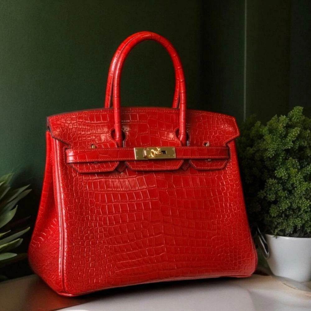 Hermès Birkin Croco Vernis 9.8" (25 cm)