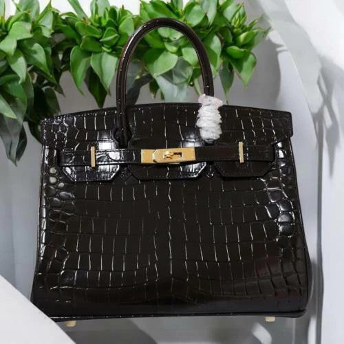 Hermès Birkin Croco Vernis 9.8" (25 cm)