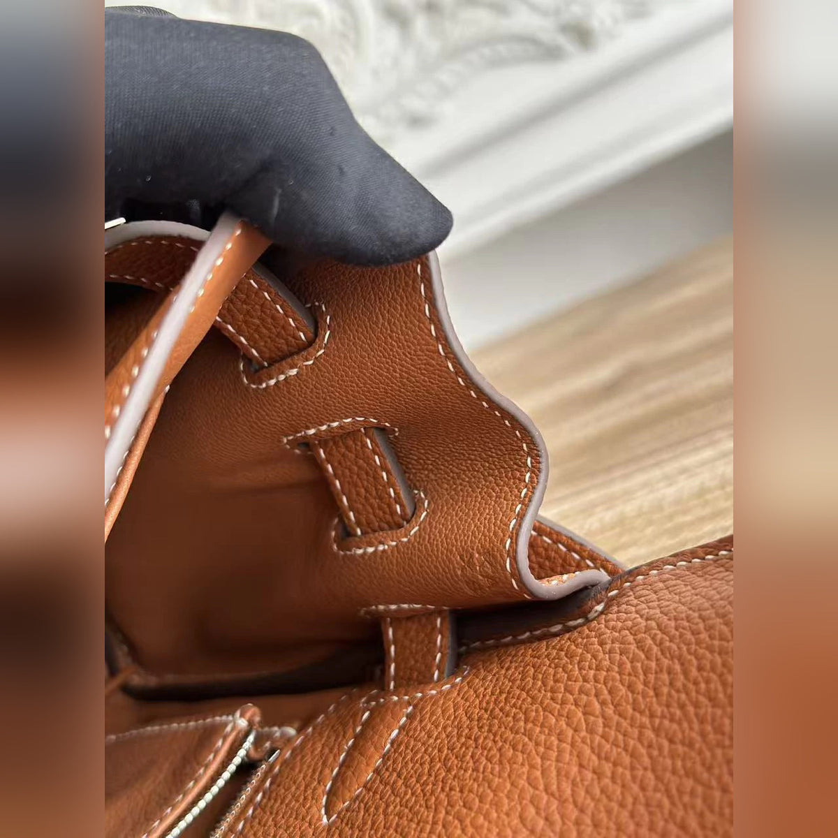 Hermès Kelly Messenger Barenia 9.4" (24 cm)