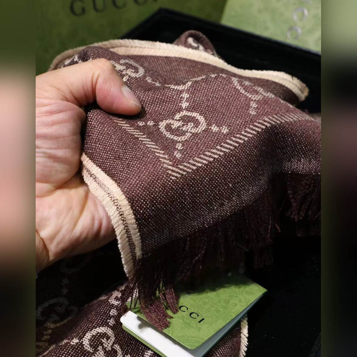 Gucci Jacquard Scarf