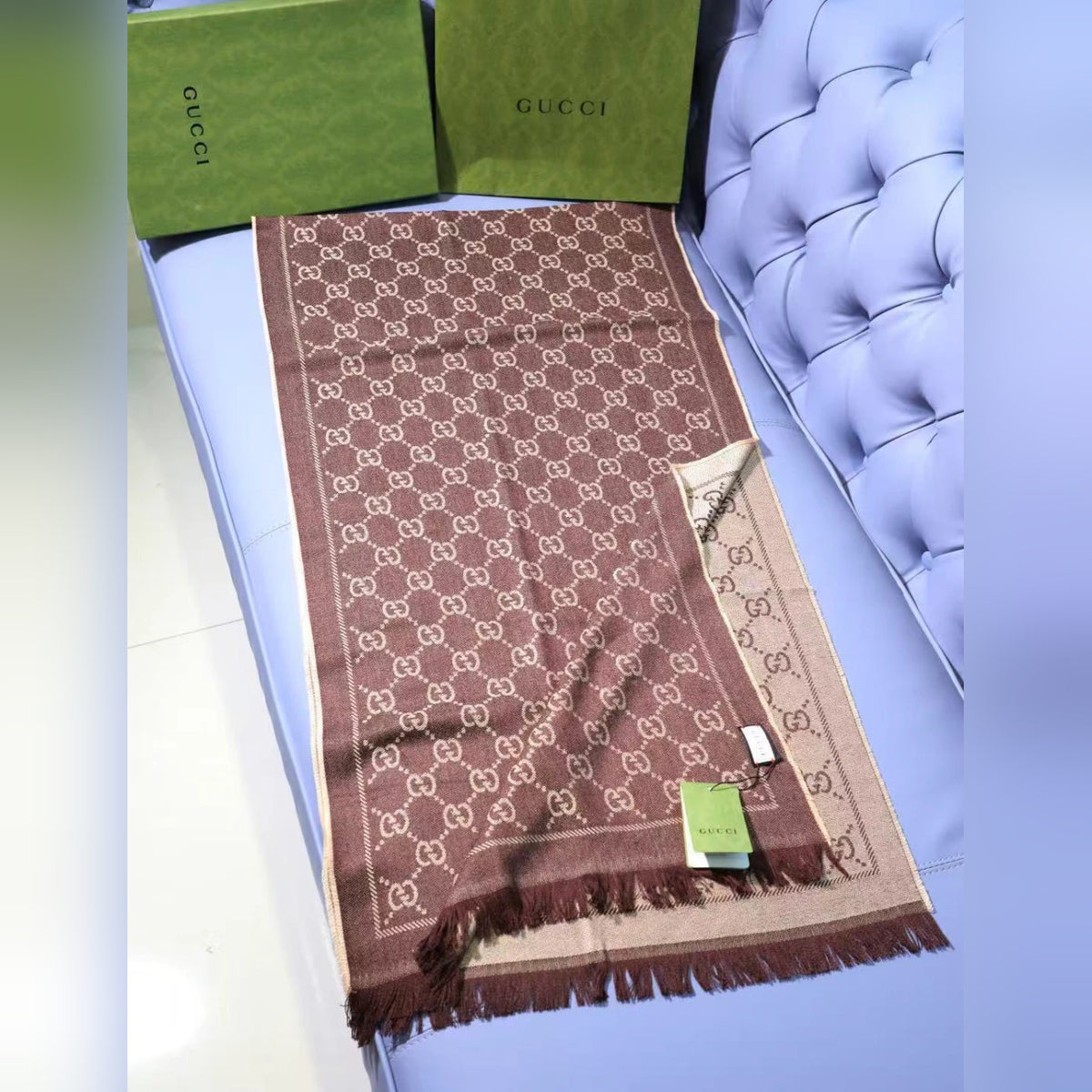 Gucci Jacquard Scarf