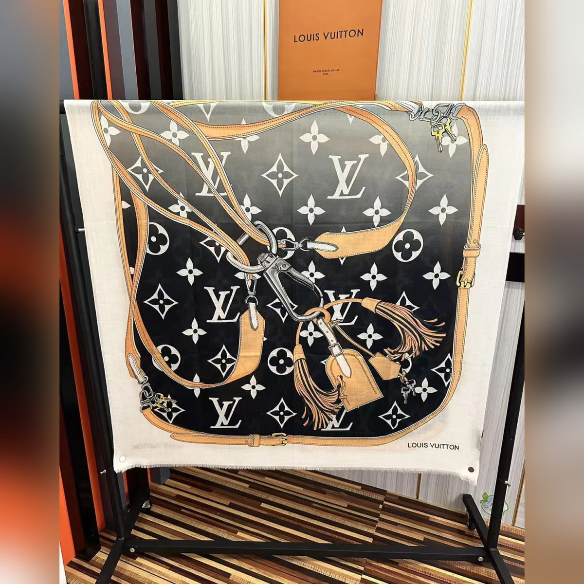 Louis Vuitton Bandeau Scarf Monogram Confidential