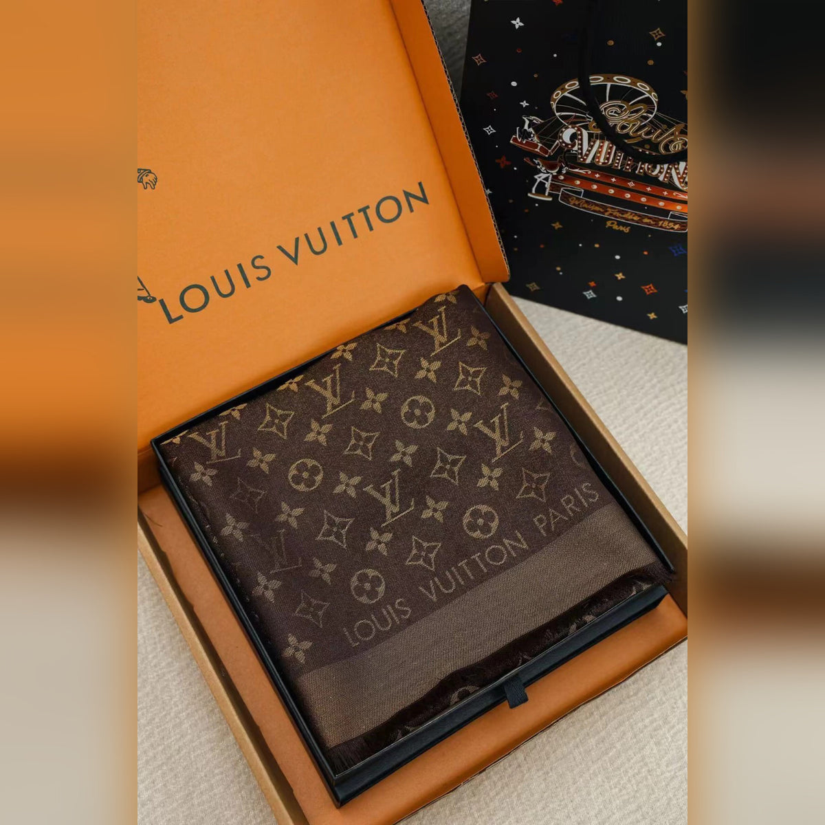 Louis Vuitton Monogram Shawl