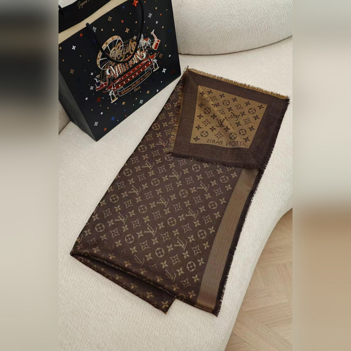 Louis Vuitton Monogram Shawl