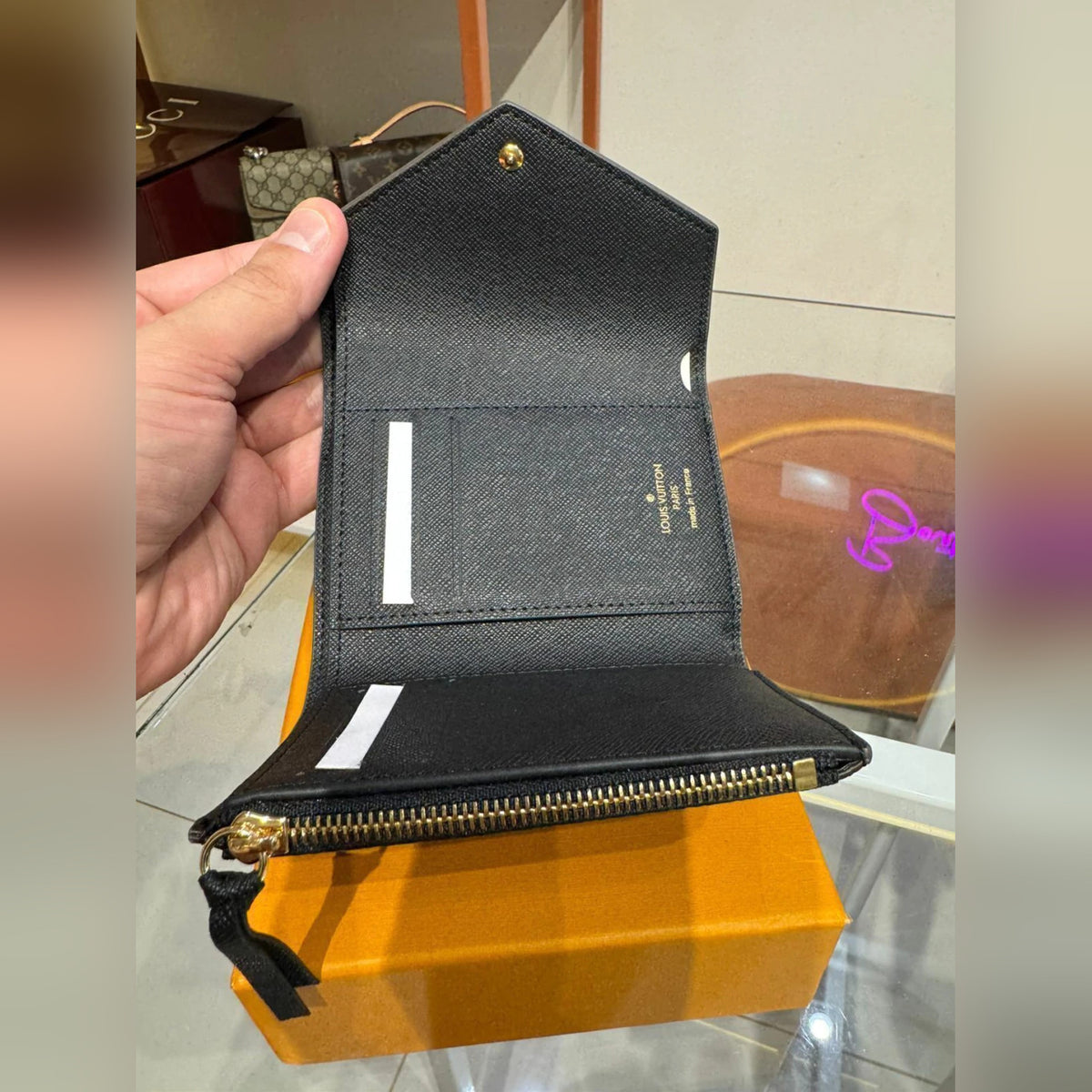 Louis Vuitton Sarah Wallet Monogram Reverse