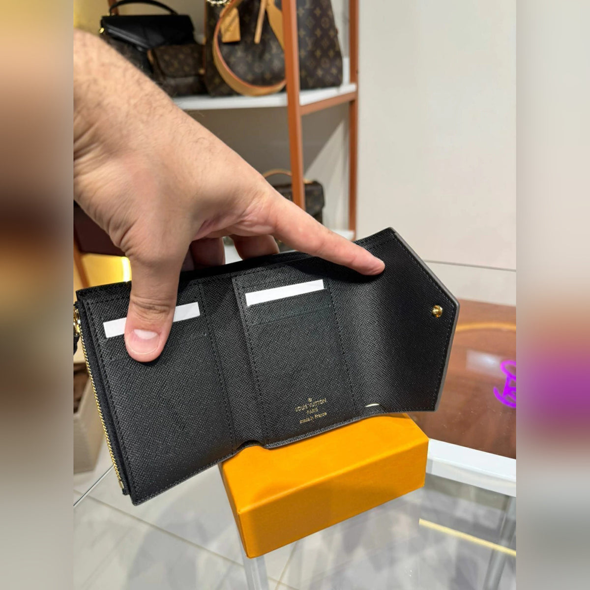 Louis Vuitton Sarah Wallet Monogram Reverse