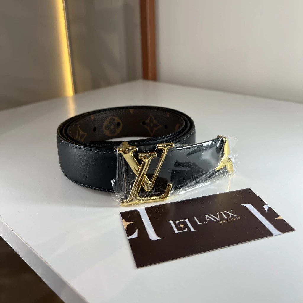 Louis Vuitton Pretty Reversible Belt Black 30 mm