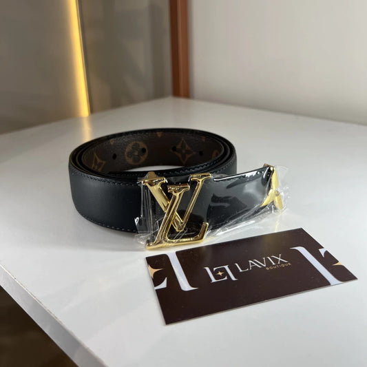 Louis Vuitton Pretty Reversible Belt Black 30 mm