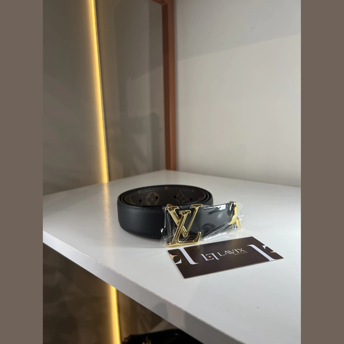 Louis Vuitton Pretty Reversible Belt Black 30 mm