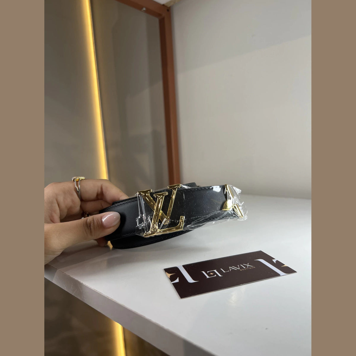Louis Vuitton Pretty Reversible Belt Black 30 mm
