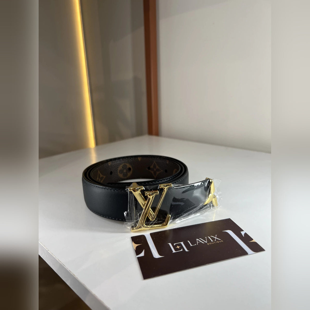 Louis Vuitton Pretty Reversible Belt Black 30 mm