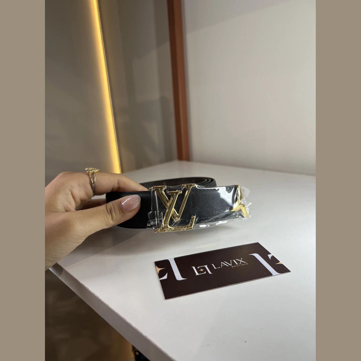 Louis Vuitton Pretty Reversible Belt Black 30 mm