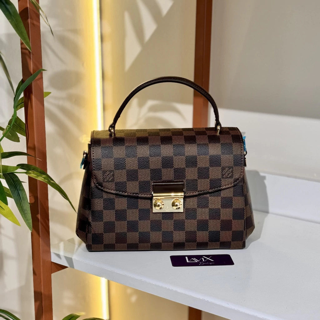 Louis Vuitton Croisette Damier Ébène 9.8" (25 cm)