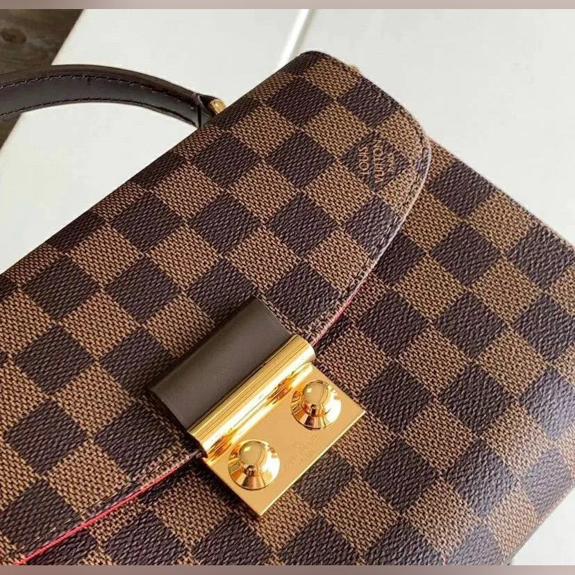 Louis Vuitton Croisette Damier Ébène 9.8" (25 cm)