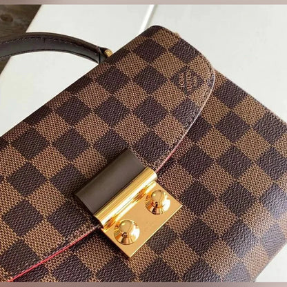 Louis Vuitton Croisette Damier Ébène 9.8" (25 cm)