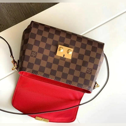 Louis Vuitton Croisette Damier Ébène 9.8" (25 cm)