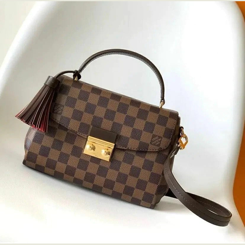 Louis Vuitton Croisette Damier Ébène 9.8" (25 cm)