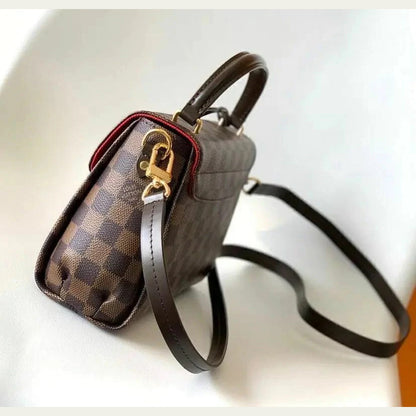 Louis Vuitton Croisette Damier Ébène 9.8" (25 cm)