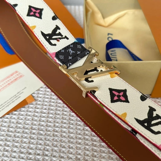 Louis Vuitton LV Initiales Watercolor Belt 40 mm
