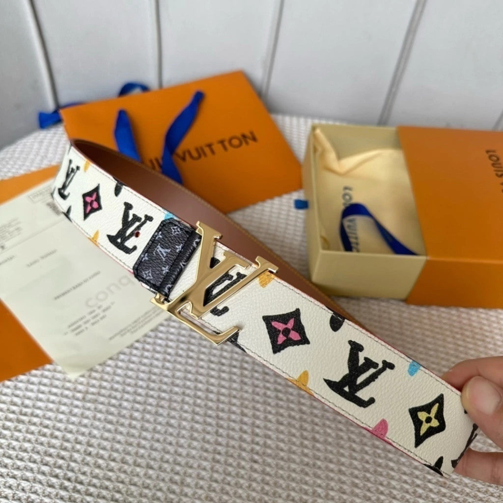 Louis Vuitton LV Initiales Watercolor Belt 40 mm