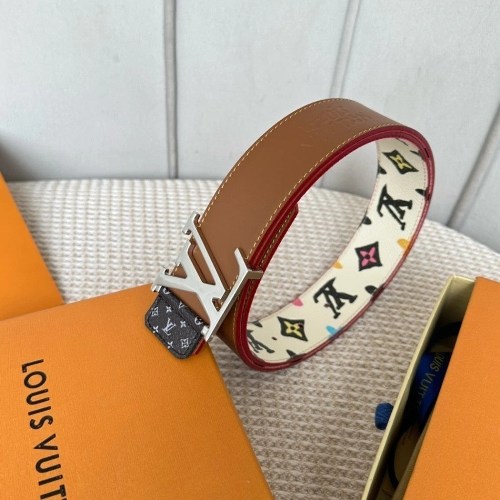Louis Vuitton LV Initiales Watercolor Belt 40 mm
