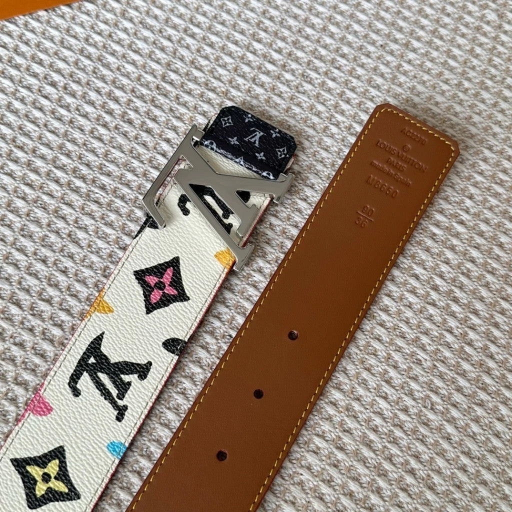 Louis Vuitton LV Initiales Watercolor Belt 40 mm