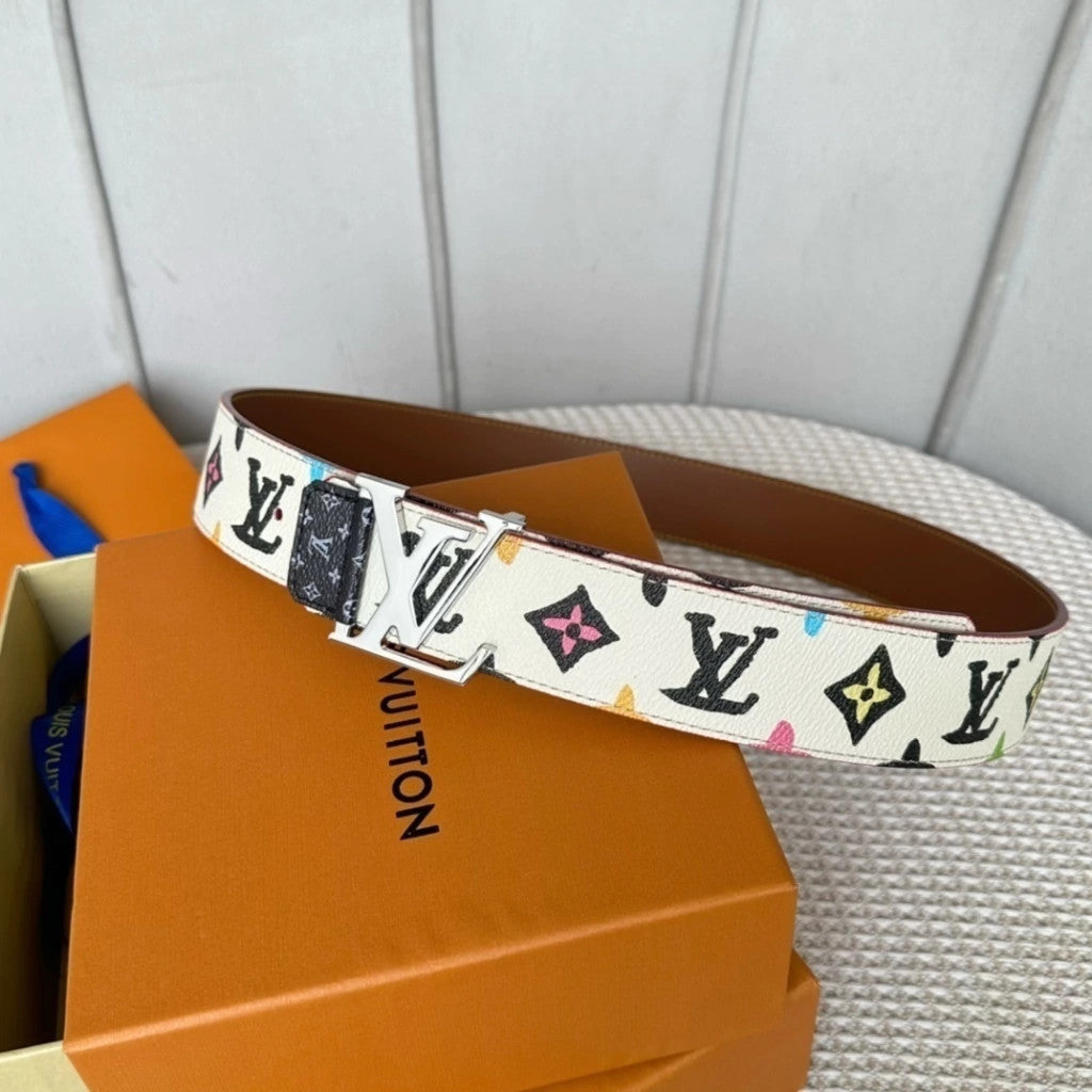 Louis Vuitton LV Initiales Watercolor Belt 40 mm