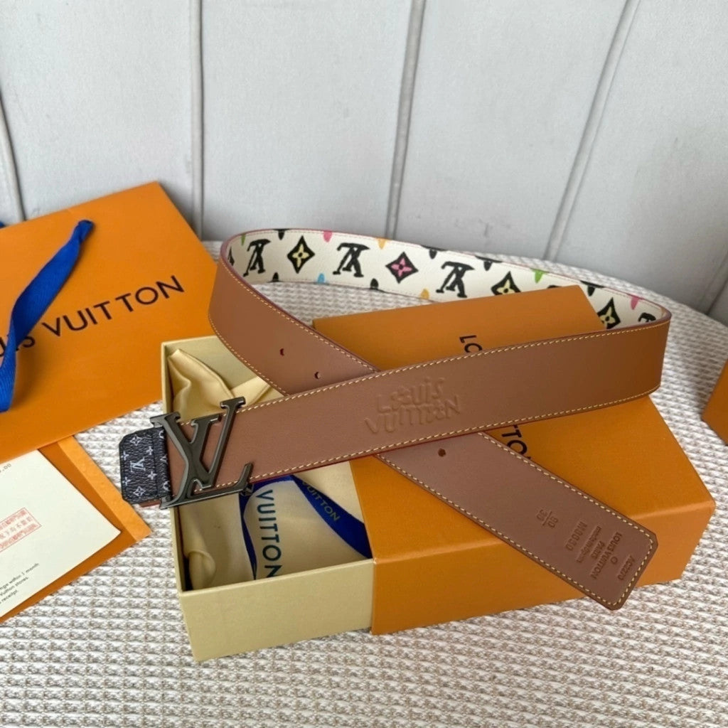 Louis Vuitton LV Initiales Watercolor Belt 40 mm