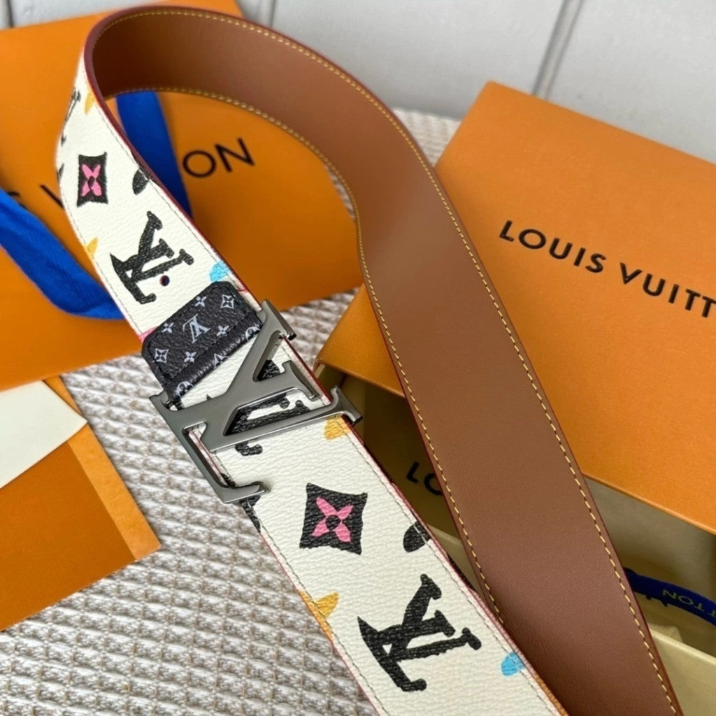 Louis Vuitton LV Initiales Watercolor Belt 40 mm